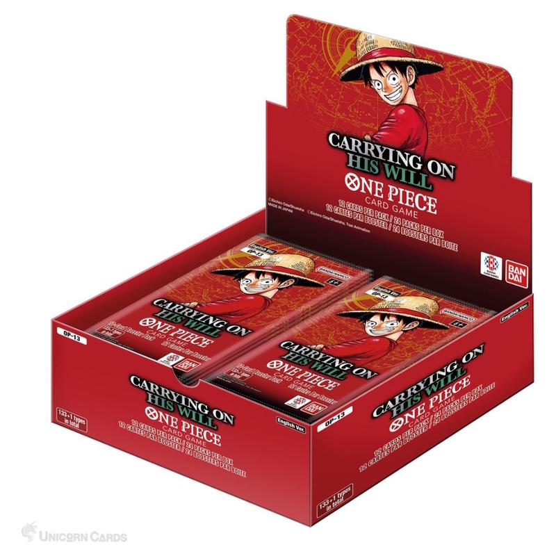 One Piece Card Game - OP-13 - Carrying On His Will - Booster Box (24 Packs)