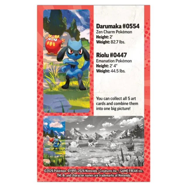 Pokemon - Mega Evolution - Ascended Heroes - Mini Tin - Riolu & Darumaka