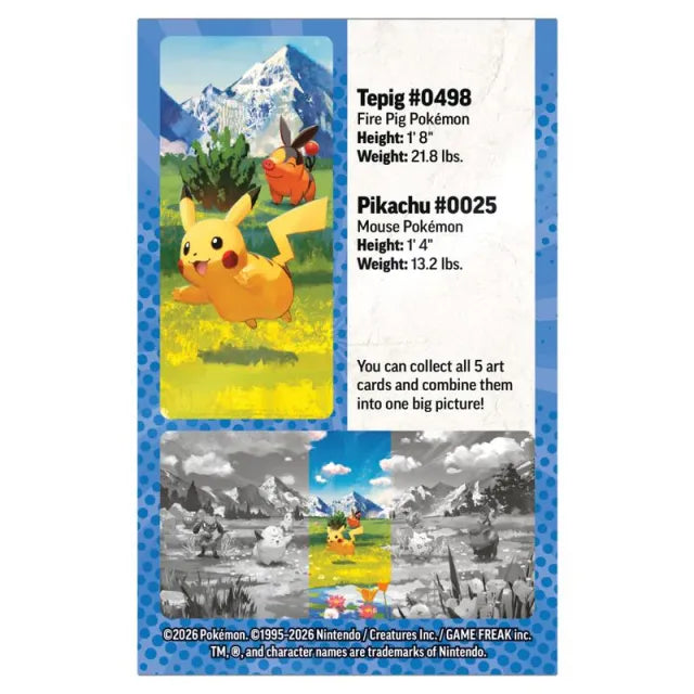 Pokemon - Mega Evolution - Ascended Heroes - Mini Tin - Pikachu & Tepig