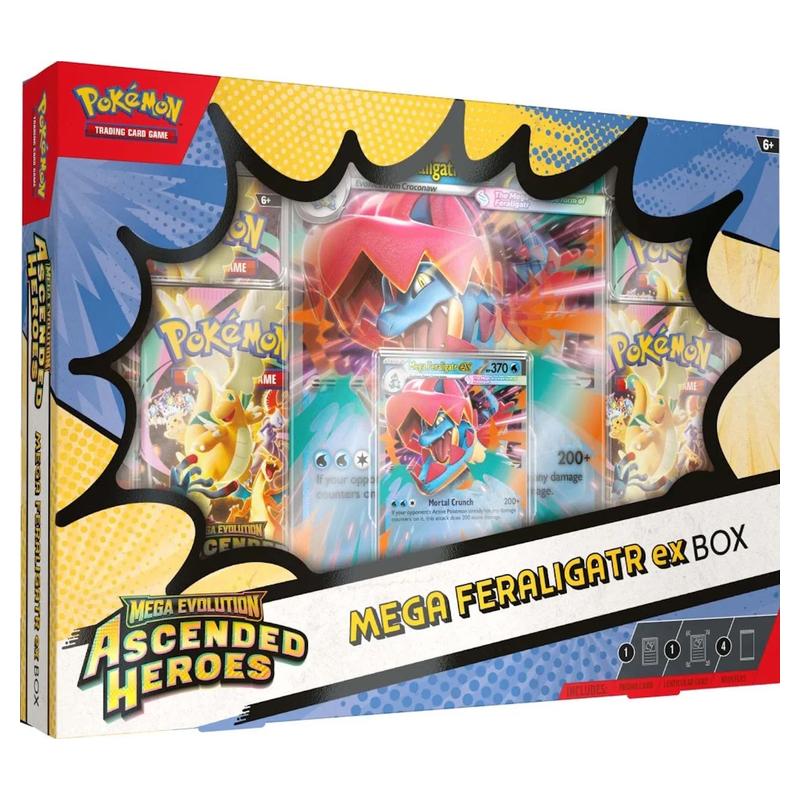 Pokemon - Mega Evolution - Ascended Heroes - Mega Feraligatr ex Box