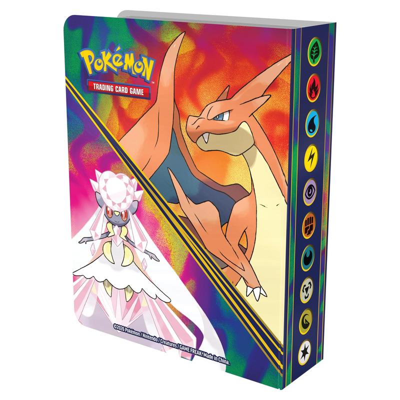 Pokemon - Mega Evolution - Mega Charizard X and Mega Gengar - Mini Portfolio with Booster