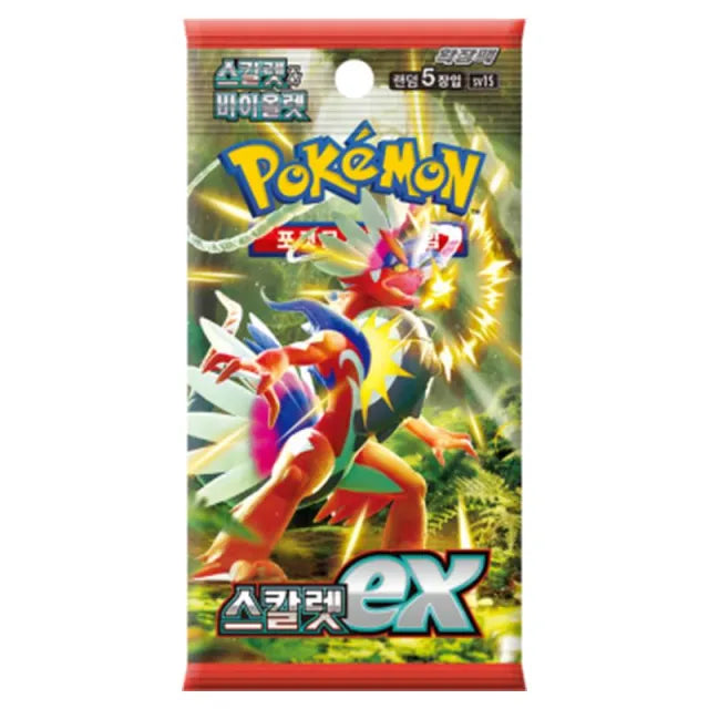 Pokemon - Scarlet & Violet - Scarlet ex - Korean Booster Box (30 Packs)
