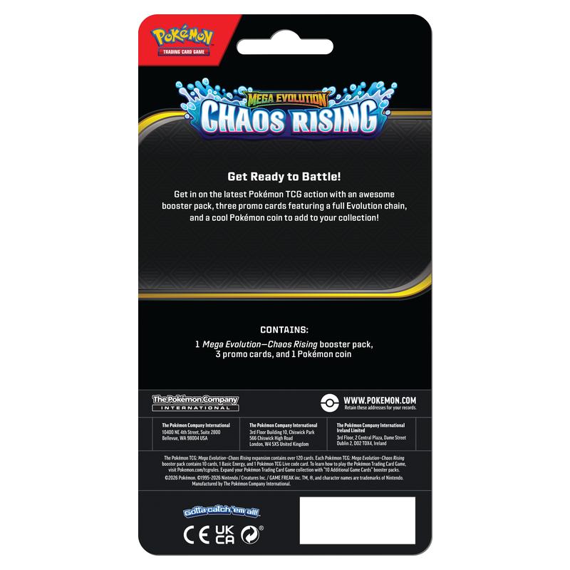 Pokemon - Mega Evolution - Chaos Rising - Premium Checklane Blister