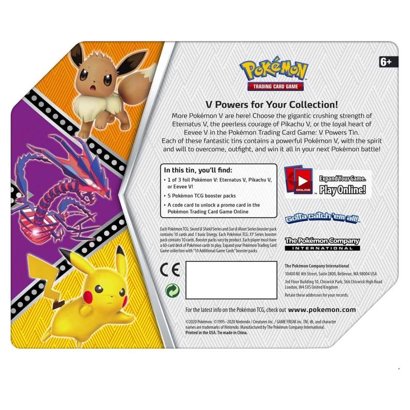 Pokemon - V Power - 7" Tin - Eternatus
