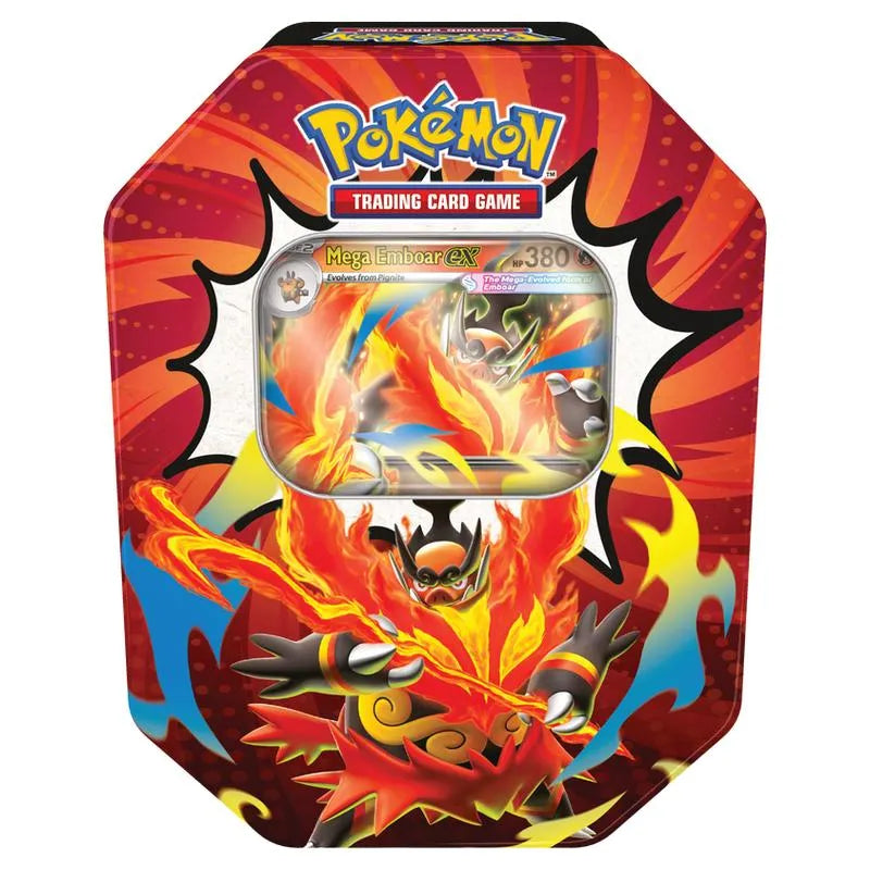 Pokemon - Mega Evolution - Ascended Heroes - Tin - Mega Emboar ex