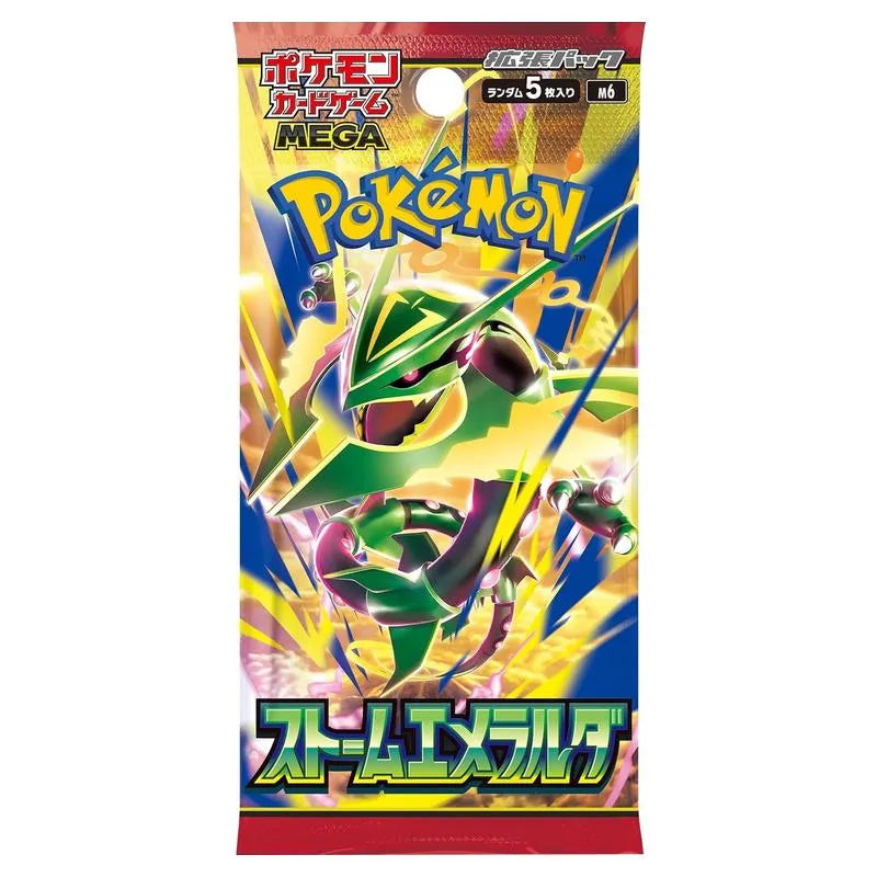 Pokemon - Mega Evolution - Storm Emeralda - Japanese Booster Pack