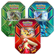 Pokemon - 2015 Summer Tins Set - Sceptile-EX - Blaziken-EX - Swampert-EX