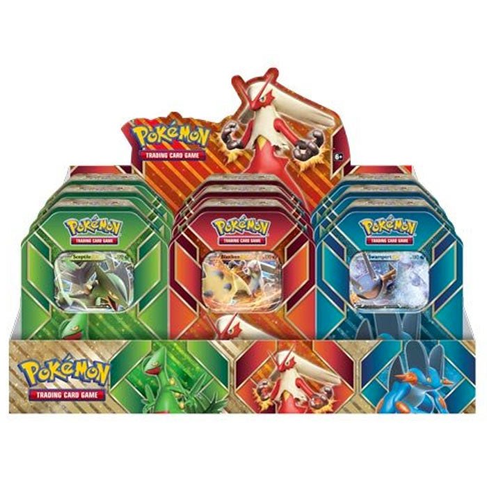 Pokemon - 2015 Summer Tins Set - Sceptile-EX - Blaziken-EX - Swampert-EX
