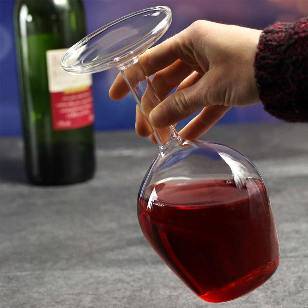 Upside Down Wine Glass