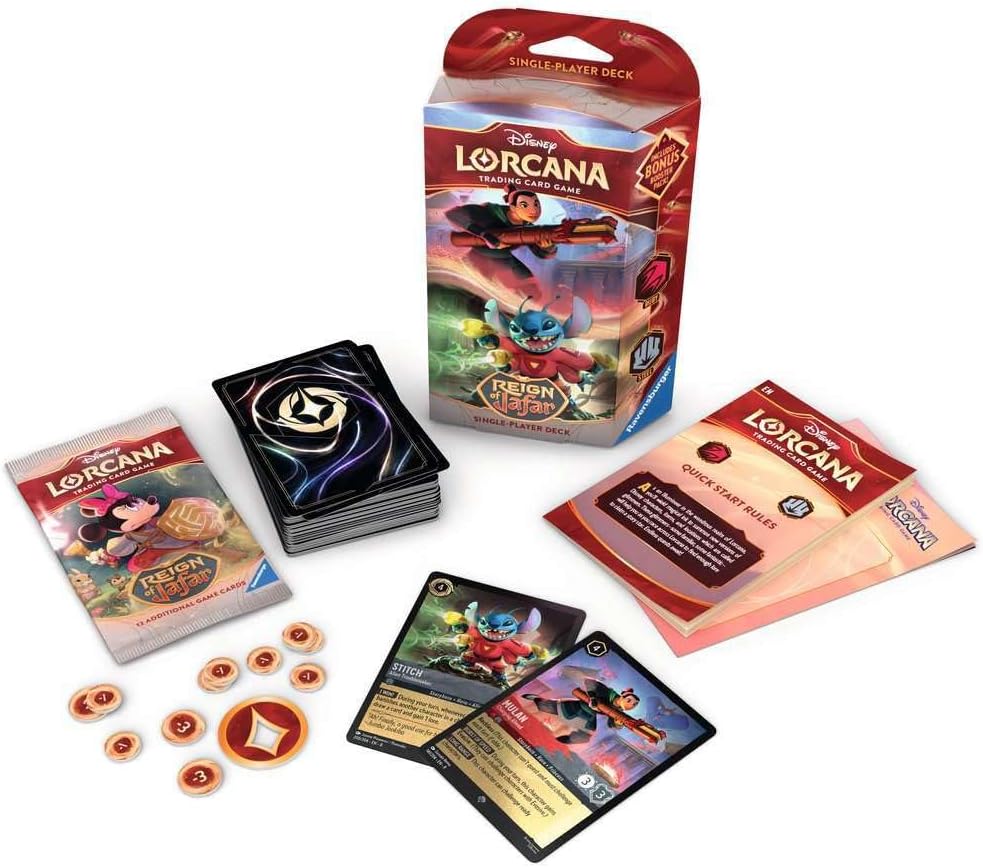 Disney Lorcana TCG Set 8: Reign of Jafar - Ruby & Steel Starter Deck