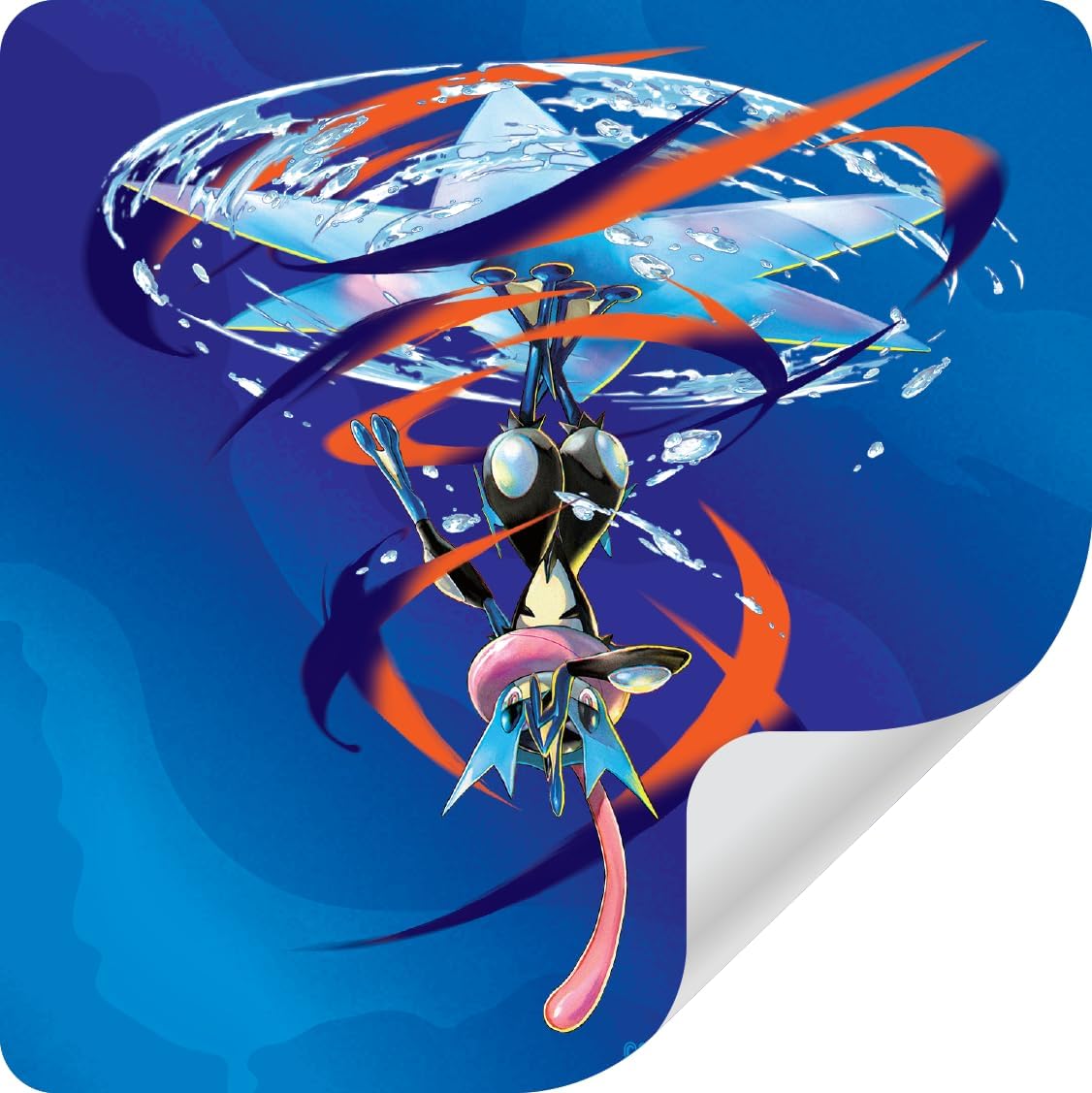 Pokémon TCG: Mega Greninja ex Premium Collection (1 Foil Promo Card, 1 Oversize Lenticular Card & 8 Booster Packs)