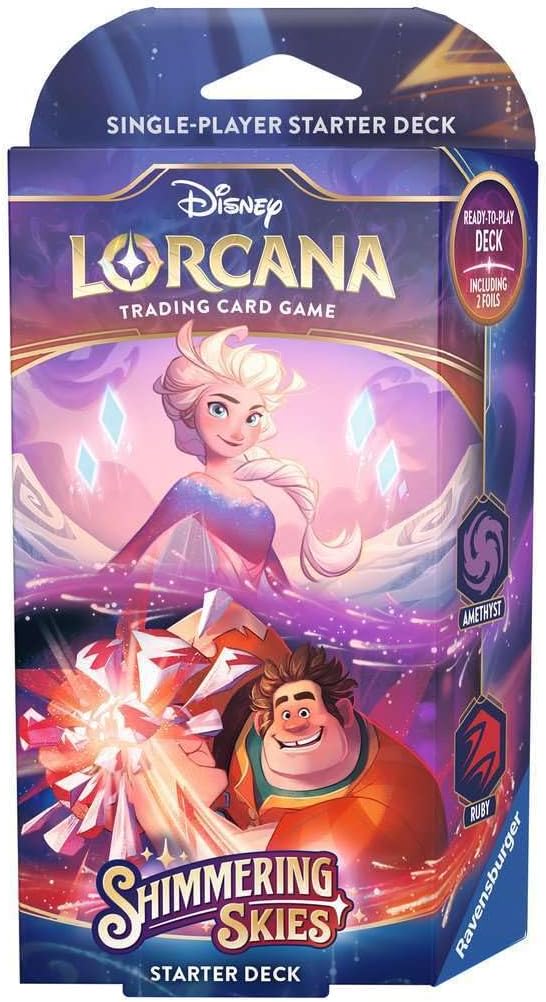 Disney Lorcana TCG Set 5: Shimmering Skies - Amethyst & Ruby Starter Deck