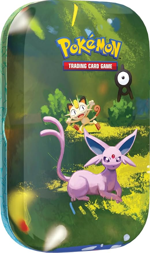 Pokémon TCG: 30th Celebration Mini Tin - Espeon (1 Sticker, 1 Picture Card & 2 Booster Packs)
