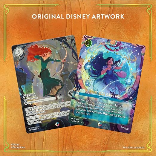 Ravensburger Disney Lorcana TCG: Wilds Unknown Booster Pack Display - 24 Packs with 12 Trading Cards Each - Ideal for Collectors & Disney Fans - Ideal for Ages 8+