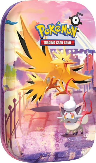 Pokémon TCG: 30th Celebration Mini Tin - Zapdos (1 Sticker, 1 Picture Card & 2 Booster Packs))