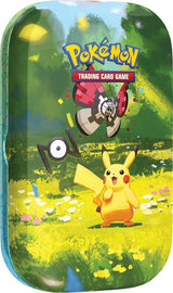 Pokémon TCG: 30th Celebration Mini Tin - Pikachu (Day) (1 Sticker, 1 Picture Card & 2 Booster Packs)