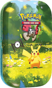 Pokémon TCG: 30th Celebration Mini Tin - Pikachu (Day) (1 Sticker, 1 Picture Card & 2 Booster Packs)