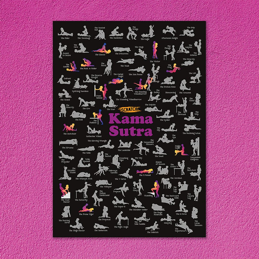 Kama Sutra Scratch Poster