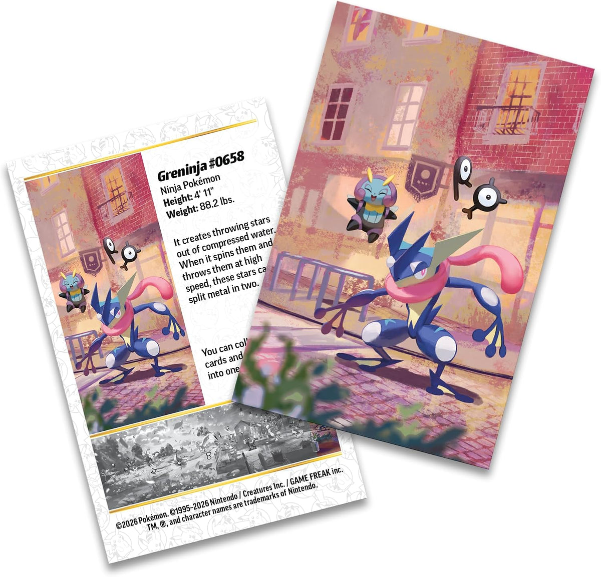 Pokémon TCG: 30th Celebration Mini Tin - Greninja (1 Sticker, 1 Picture Card & 2 Booster Packs)