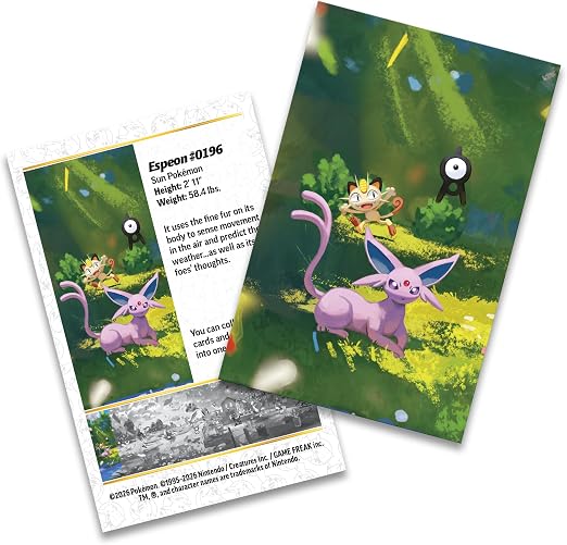 Pokémon TCG: 30th Celebration Mini Tin - Espeon (1 Sticker, 1 Picture Card & 2 Booster Packs)