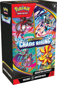 Pokémon TCG: Mega Evolution—Chaos Rising Booster Bundle (6 Booster Packs)