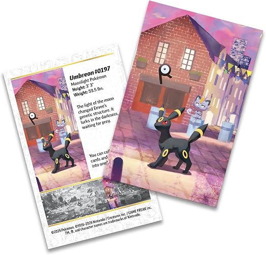 Pokémon TCG: 30th Celebration Mini Tin - Umbreon (1 Sticker, 1 Picture Card & 2 Booster Packs)