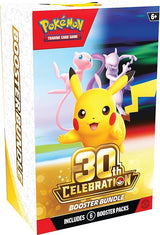 Pokémon TCG: 30th Celebration Booster Bundle (6 Booster Packs)