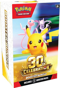 Pokémon TCG: 30th Celebration Booster Bundle (6 Booster Packs)