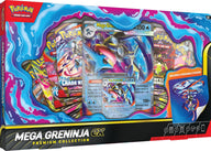 Pokémon TCG: Mega Greninja ex Premium Collection (1 Foil Promo Card, 1 Oversize Lenticular Card & 8 Booster Packs)