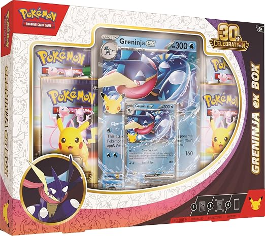 Pokemon TCG: 30th Celebration Greninja ex Box