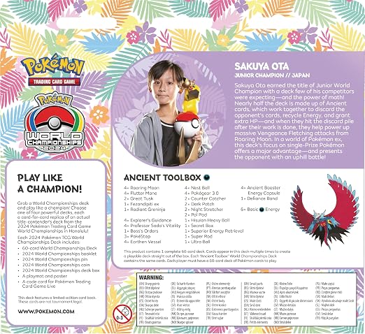 Pokémon TCG: 2024 World Championships Deck (Sakuya Ota)