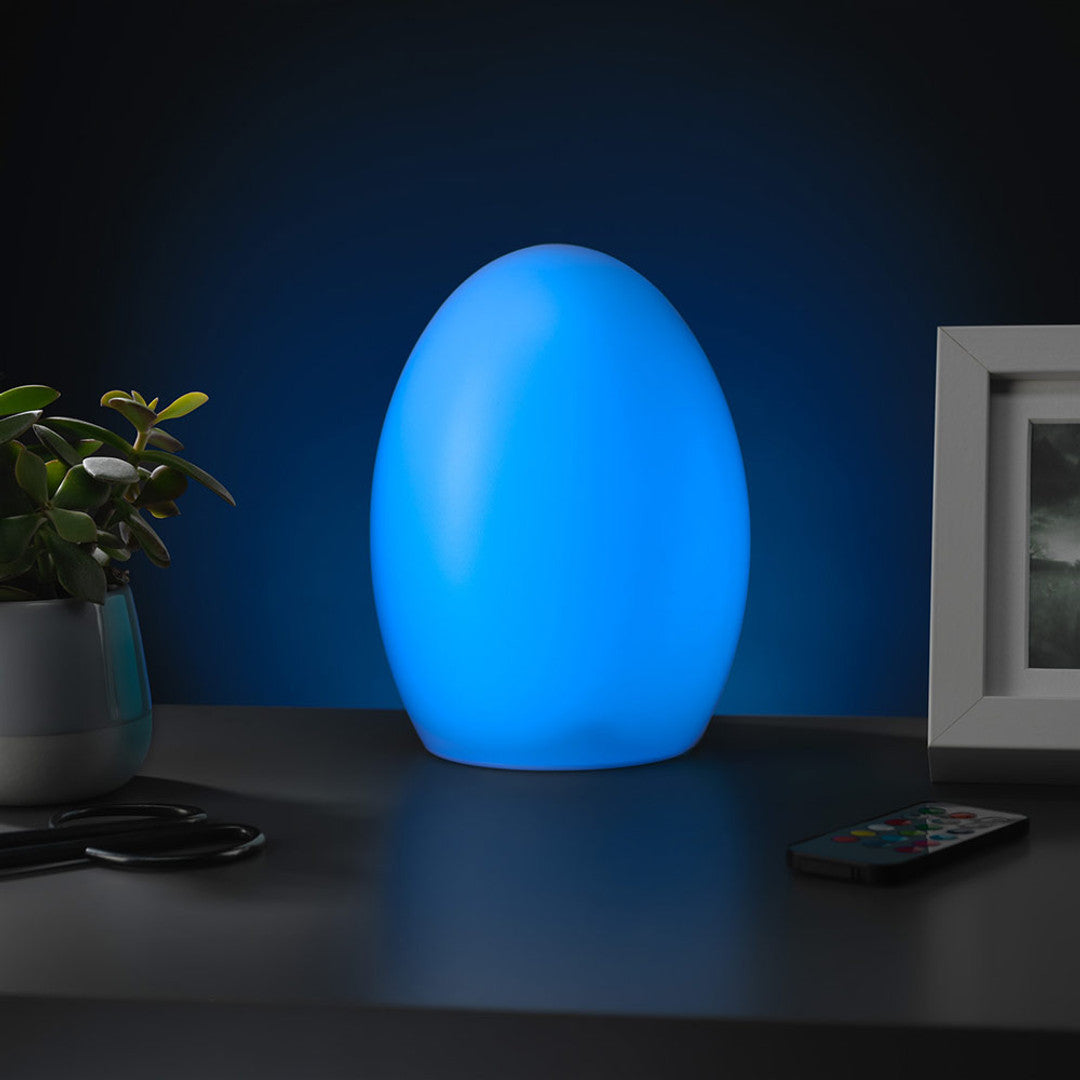 Multicoloured Orb Blue Light
