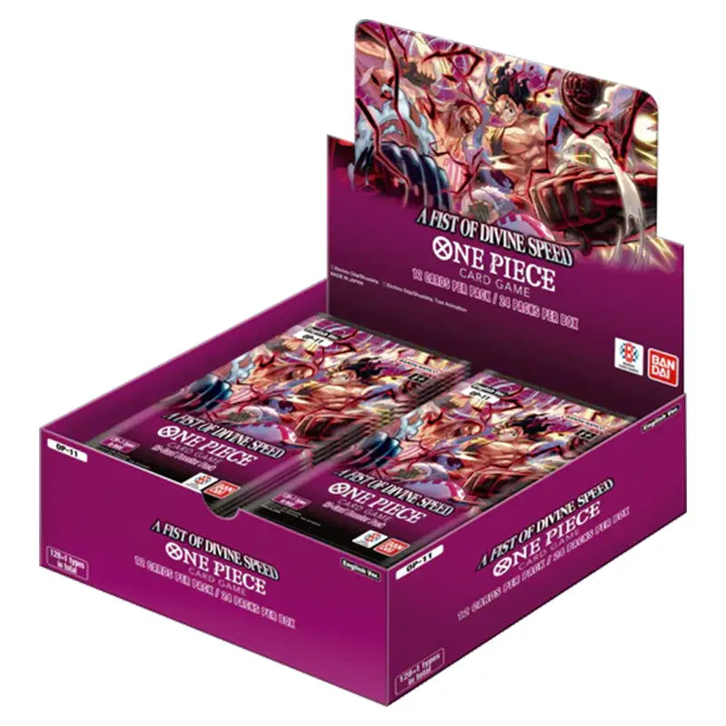 One Piece Card Game - OP-11 - A Fist of Divine Speed - Booster Box (24 Packs)