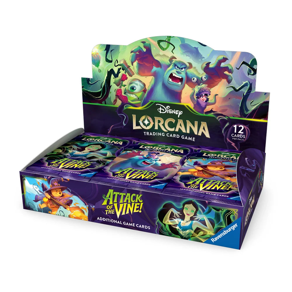 Lorcana attack of the vine booster box