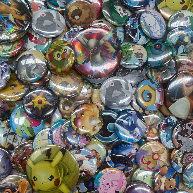 Pokemon - Mystery Badge Bundle - Guaranteed V Card