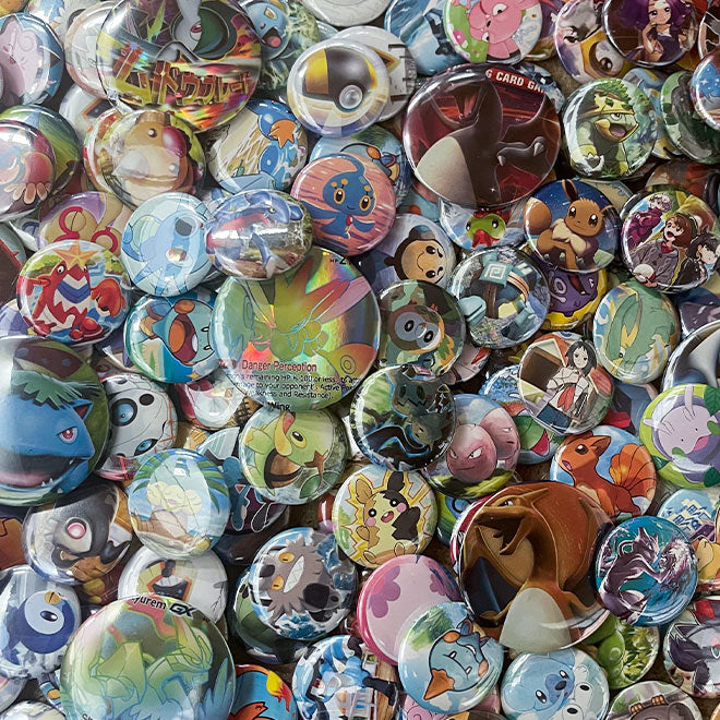 Pokemon - Mystery Badge Bundle - Guaranteed V Card