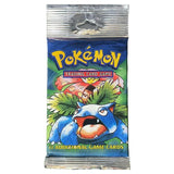 Pokemon - Base Set Booster Pack Long Crimp Venusaur Artwork