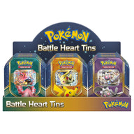 Pokemon - Battle Heart Tin (3 Sets) - Magearna-EX - Pikachu-EX - Volcanion-EX