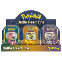 Pokemon - Battle Heart Tin (3 Sets) - Magearna-EX - Pikachu-EX - Volcanion-EX