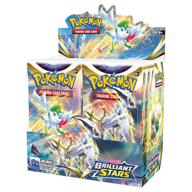 Pokemon - Sword & Shield - Brilliant Stars - Booster Box and Vault X Binder Bundle