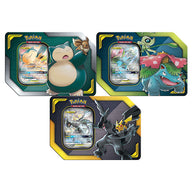 Pokemon - Tag Team GX Tin Set (Pikachu & Zekrom-GX, Eevee & Snorlax-GX, or Celebi & Venusaur-GX)