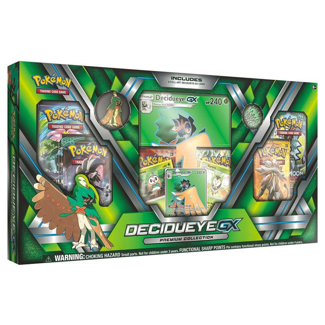 Pokemon - Decidueye-GX, Incineroar-GX, & Primarina-GX Premium Collections - x3