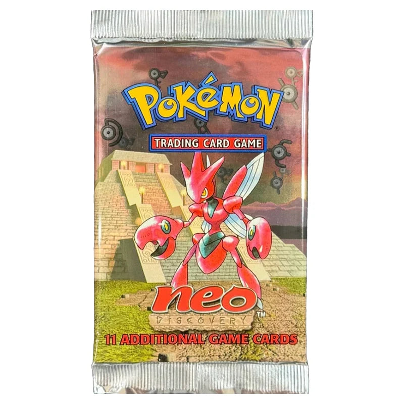 Pokemon Neo Discovery Booster Pack Scizor Artwork