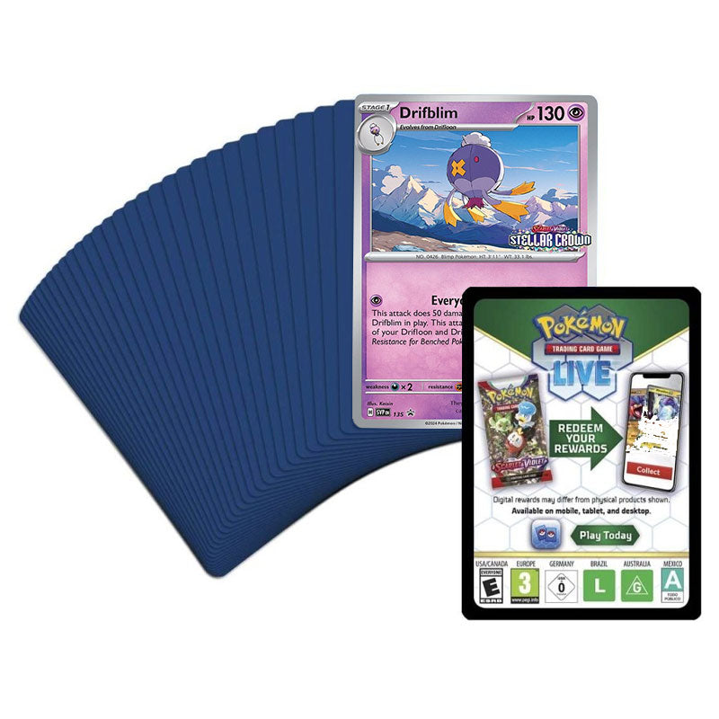 Pokemon - Scarlet & Violet - Stellar Crown - Build & Battle - 40 Card Pre-Built Deck - Drifblim