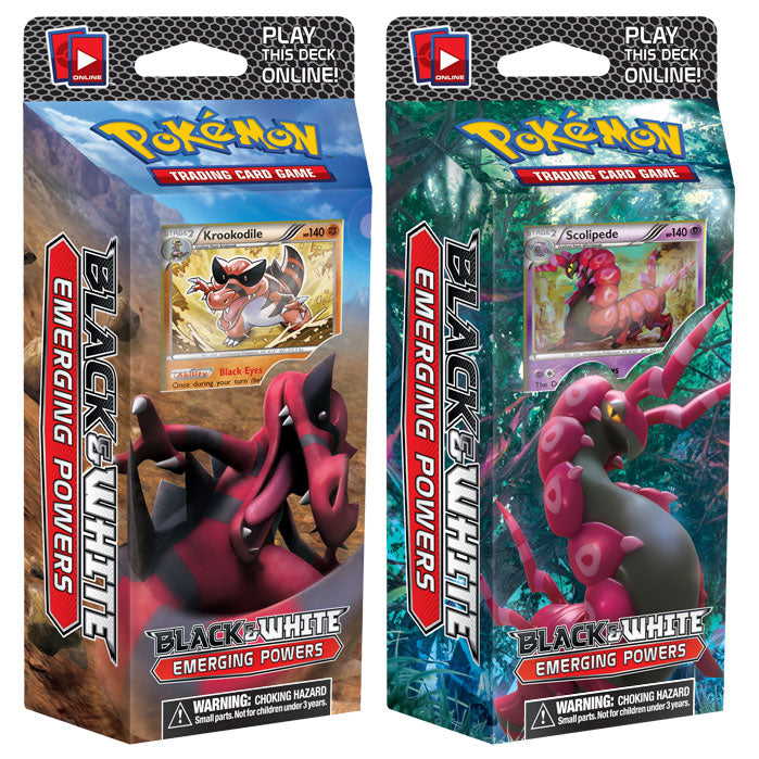 Pokemon - Black & White - Emerging Powers - Theme Decks - Power Play + Toxic Tricks
