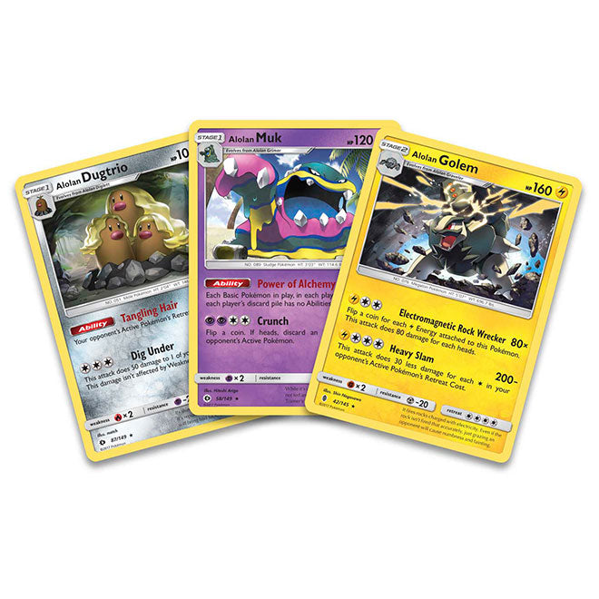 Pokemon - Enhanced 2 Pack Blister (Alolan Muk, Alolan Golem & Alolan Dugtrio)