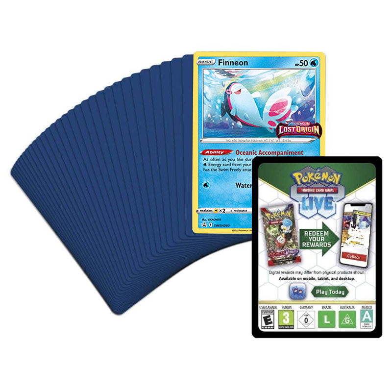 Pokemon - Sword & Shield - Lost Origin - Build & Battle - 40 Card Pre-Built Deck - Finneon