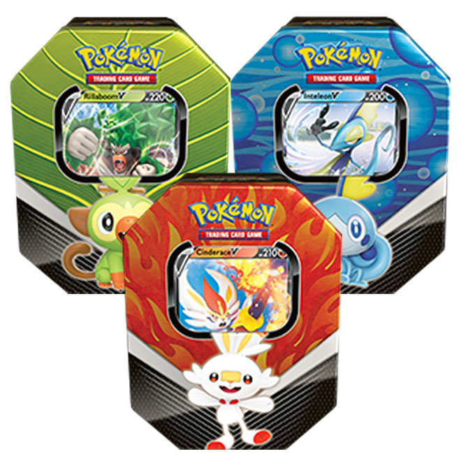 Pokemon - Galar Partner Tin - Set of Three