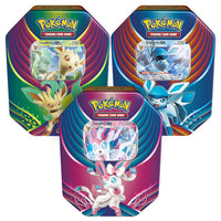 Pokemon - Evolution Celebration - Leafeon-GX, Glaceon-GX, & Sylveon-GX Tins