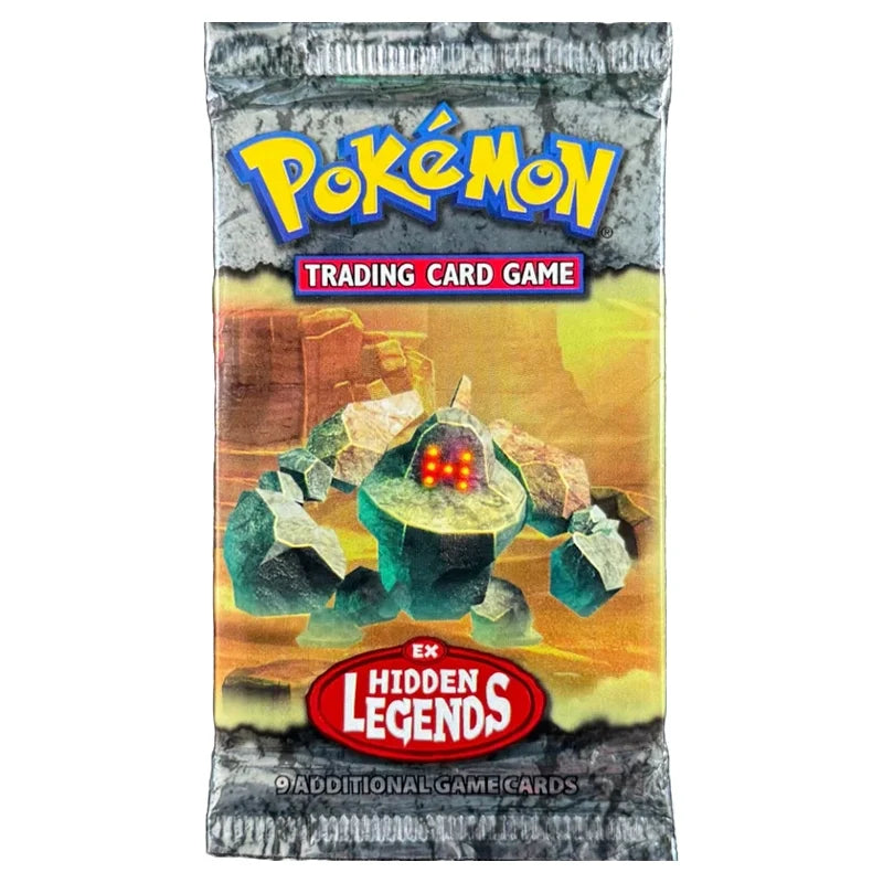 Pokemon EX Hidden Legends Booster Pack Regirock Artwork